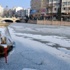 Porsuk Çayı buz tuttu