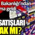 ﻿İçişleri Bakanlığı'ndan açıklama geldi. Ped satışları yasak mı