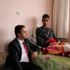 Kaymakam Dundar, yaralı askeri ziyaret etti