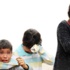 Dilendirilen çocuklar gözyaşlarını tutamadı