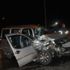 Trafik kazası araç kamerasına yansıdı Trafik kazası araç kamerasına yansıdı