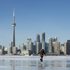 Dev Ontario Gölü dondu Dev Ontario Gölü dondu