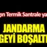 ﻿Yangın Termik Santrale yaklaştı. Jandarma bölgeyi boşaltıyor