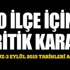 Lice için kritik karar