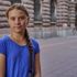 İklim aktivisti Greta Thunberg in korumaları gazeteciyi ...