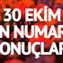 On Numara sonuçları: MPİ 30 Ekim On Numara çekiliş sonucu (Milli Piyango sorgulama ekranı)