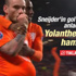 Hollanda maçında Sneijder'in gol sonrası sevinci Hollanda maçında Sneijder'in gol sonrası sevinci