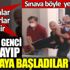 ﻿Engelli genci sırtlayıp koşmaya başladılar. Sınava böyle yetiştirdiler
