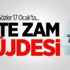 Emeklilere 17 Ocak'ta Çifte Zam
