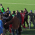 Amatör maçta saha karıştı, 1 futbolcu yaralandı