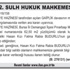 BURSA 2. SULH HUKUK MAHKEMESİ’NDEN