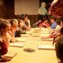 Çocuklar oyun atölyesinde anneler eğitim seminerinde Çocuklar oyun atölyesinde anneler eğitim seminerinde
