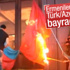 Ermenistan'da Türkiye ve Azerbaycan bayraklarını yaktılar