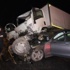 Beykoz'da kamyon altına aldığı otomobili metrelerce sürükledi