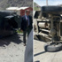 Hakkari’de zırhlı araç kaza yaptı
