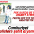 Cumhuriyet gazetesi polise şehit diyemedi