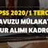 KPSS 2020/1 tercih kılavuzu mülakatsız memur alımı şartları ve kadroları tercih robotu (memur alım kamu kadroları ilanları)