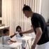 Ünlü futbolcu Ronaldo dan çocuklarına dezenfekte
