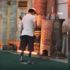 Ayasofya Camii nde protez ayaklarıyla namaz kılan ... Ayasofya Camii nde protez ayaklarıyla namaz kılan ...