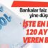 Bankalar faiz oranlarını yine düşürdü! İşte en düşük faizli kredi veren banka?