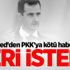 Esed'den PKK'ya kötü haber: Geri istedi!