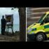 Ölüm döşeğindeki kadının son isteğini yerine getiren ambulans şoföründen alkış toplayan hareket