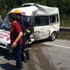 Yolcu Otobüsü, Orman Denetlemenin Minibüsüne Çarptı: 1 Ölü, 1 Yaralı