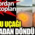 ﻿Yolcu uçağı faciadan döndü