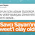 Savcı Sayan'ın Kürt tweet'i tartışılıyor
