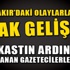 Diyarbakır'daki olaylarla ilgili sıcak gelişme