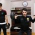 Eskişehirsporlu kardeş futbolcular evde idman yapıyor Eskişehirsporlu kardeş futbolcular evde idman yapıyor