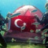 Deniz dibinde kamp kurdular