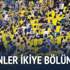 Tribünler 2'ye bölündü