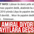 Cihat Yaycı: Lübnan ile anlaşacakken Beyrut olayı oldu Cihat Yaycı: Lübnan ile anlaşacakken Beyrut olayı oldu