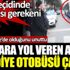 ﻿Yayalara yol veren araca belediye otobüsü çarptı