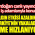 ﻿Cumhurbaşkanı Erdoğan canlı yayında ABD'li iş adamlarıyla konuşuyor