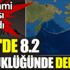 ﻿ABD'de 8.2 büyüklüğünde deprem