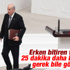 Bahçeli bütçe konuşmasını 25 dakika erken bitirdi Bahçeli bütçe konuşmasını 25 dakika erken bitirdi