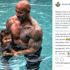 Dwayne Johnson ve kızının göğüs kası anlaşmazlığı