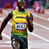 100 metre finalinde zafer Usain Bolt'un...