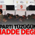 AK Parti tüzüğünde 11 madde değişti AK Parti tüzüğünde 11 madde değişti