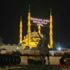 Selimiye Camii'nden mahya ile koronavirüs uyarısı Selimiye Camii'nden mahya ile koronavirüs uyarısı