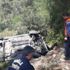 45 metre uçan otomobilden sağ kurtuldu! 45 metre uçan otomobilden sağ kurtuldu!