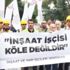 Suudi Arabistan'da grevde olan Türk işçilere destek verdiler Suudi Arabistan'da grevde olan Türk işçilere destek verdiler