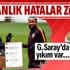 20 puanlık hata! Bireysel hata ve kırmızı kartların bedeli Galatasaray'a çok ağır oldu