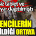﻿Ücretsiz tablet ve bilgisayar dağıtılan öğrencilerin izlenildiği ortaya çıktı