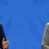 Davutoğlu, Merkel'le görüştü