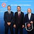 Kasapoğlu ve Özdemir den UEFA Başkanı Caferin e ziyaret Kasapoğlu ve Özdemir den UEFA Başkanı Caferin e ziyaret