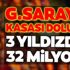 Galatasaray'ın kasası doluyor! 3 yıldızdan 32 milyon Euro Galatasaray'ın kasası doluyor! 3 yıldızdan 32 milyon Euro