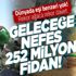 Rekor ağaca rekor davet: 252 milyon fidan toprakla buluşacak